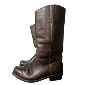 VTG Martin Drake Ladies Brown Campus Style Riding Boots Sz 10.5 D Made Spain 41